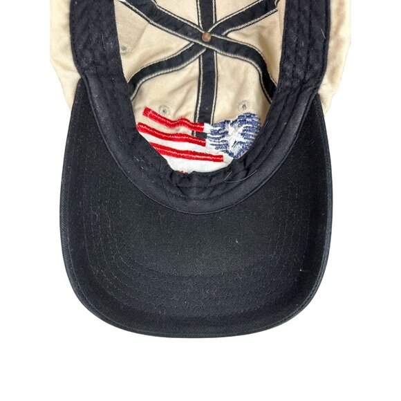 Big X Baseball Cap Men One Size Strapback Patriotic USA Flag Heart Embroidery - Picture 11 of 13